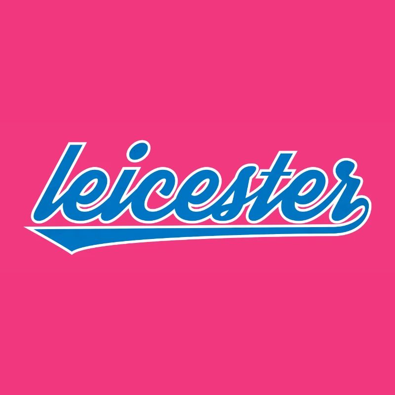 Conception de l’écriture bleue Leicester