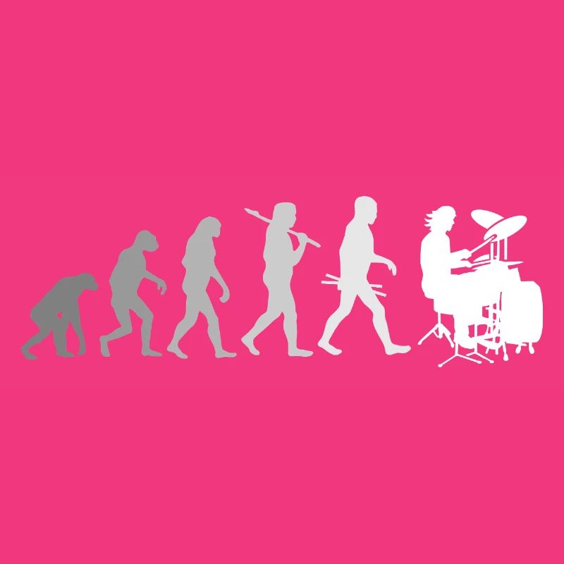 Evolution of Drums Drummer Shirt