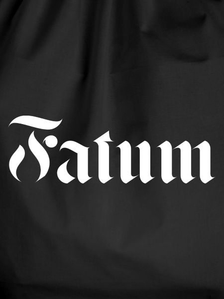 Gothic Falum Calligraphy tatttoo
