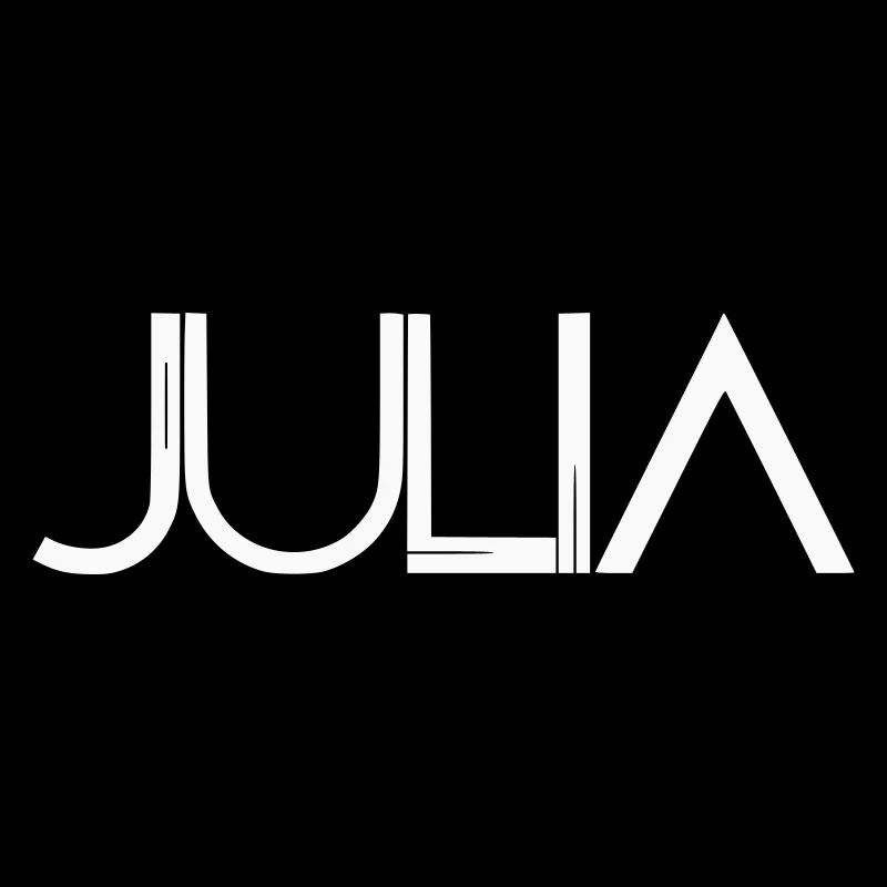 Julia Name Design - Typographie moderne en filigrane