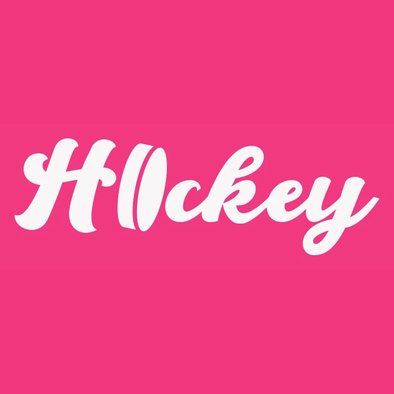 Hockey Script Flow – Elegant Logo Look