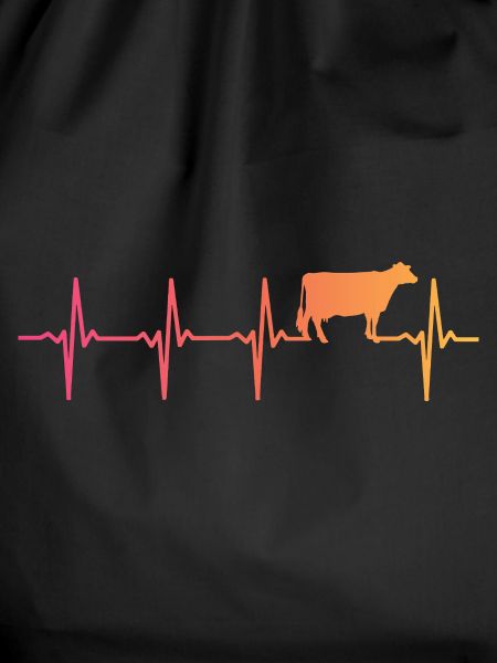 Cow Sunset Heartbeat Cows Farmer