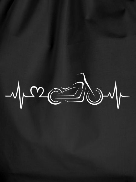 Chopper Heartbeat Biker Love