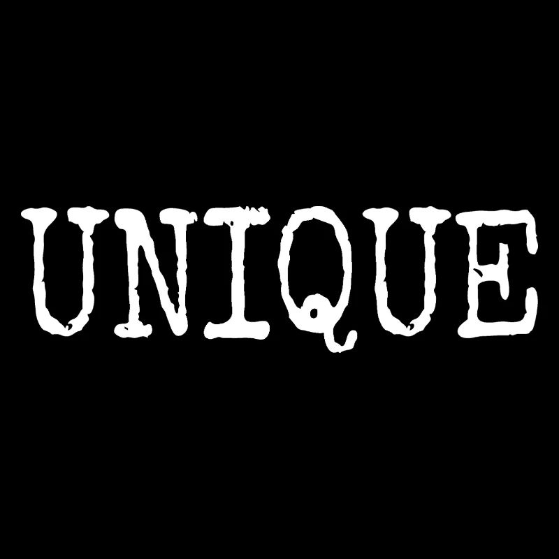 unique, unique, unique valeur de soi unique