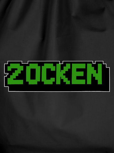 Lettering Zocken Retro Computer