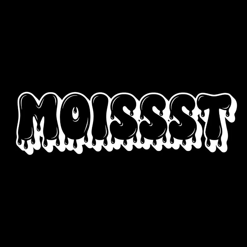 Moist Dripping Text