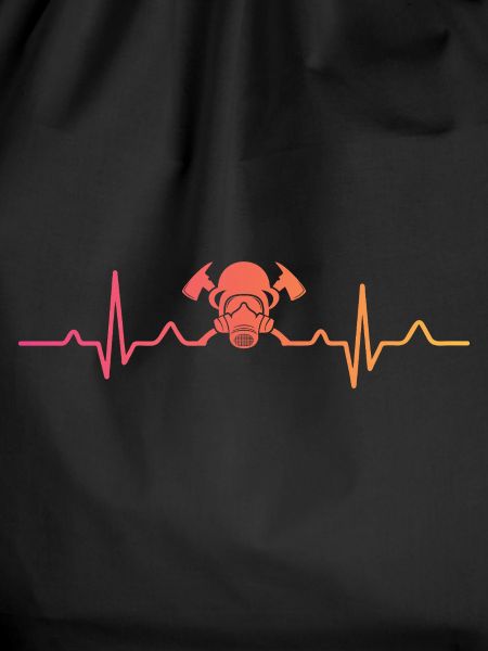 Firefighter Sunset Heartbeat Firefighter