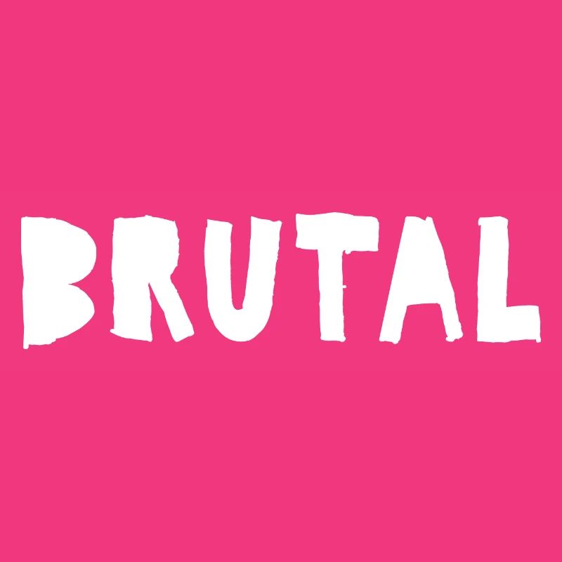 Conception brutale du logo Daged Bold