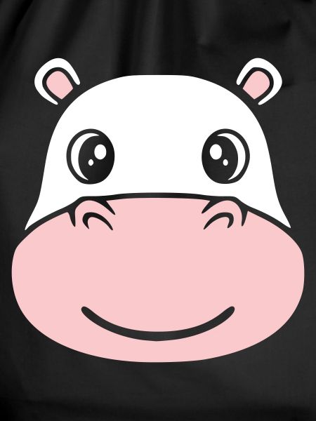 Hippopotamus Head Face Mask Smile