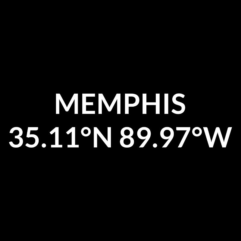Memphis, Tennessee, USA Coordinates