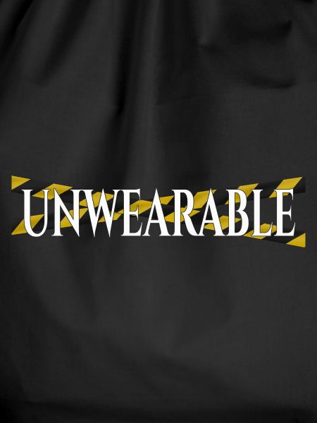 Untragbar – Statement-Design mit Warnband