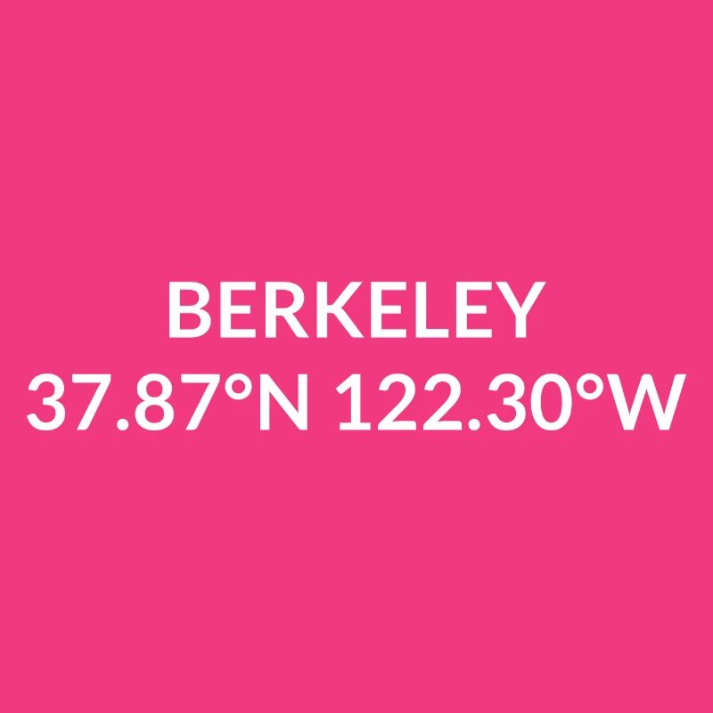 Berkeley, California, USA Coordinates