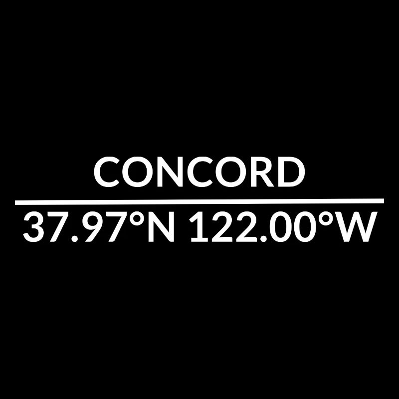 Concord California USA Coordinates