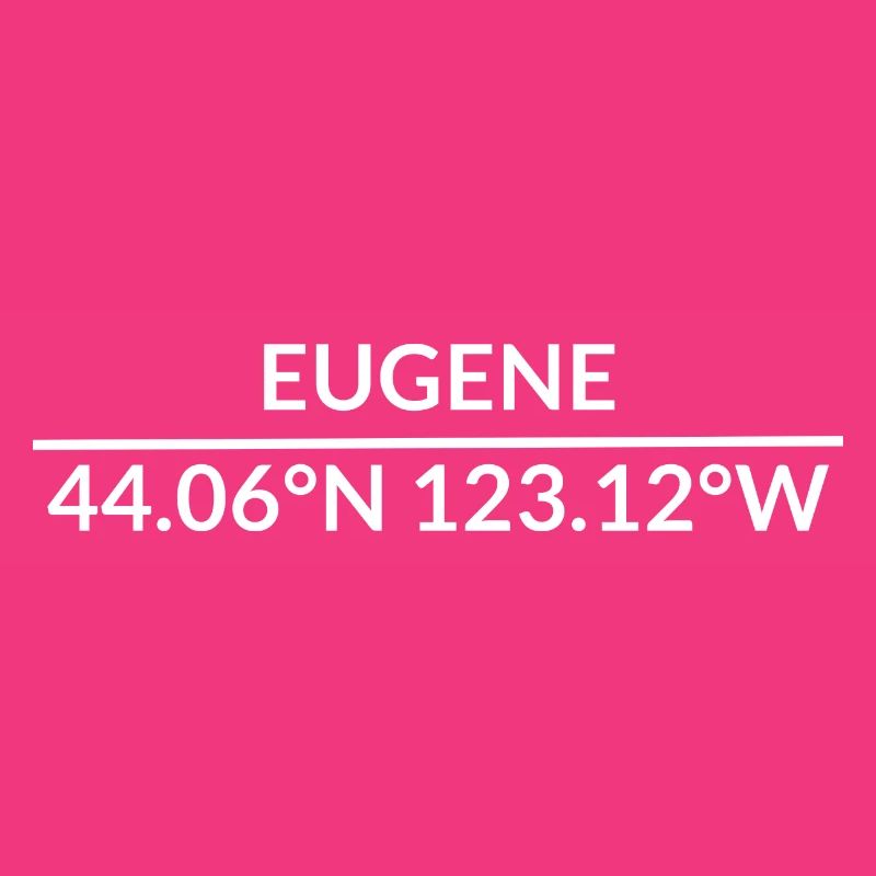 Eugene, Oregon, USA Coordinates