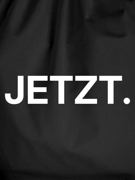 Jetzt – Minimalistisches Textdesign