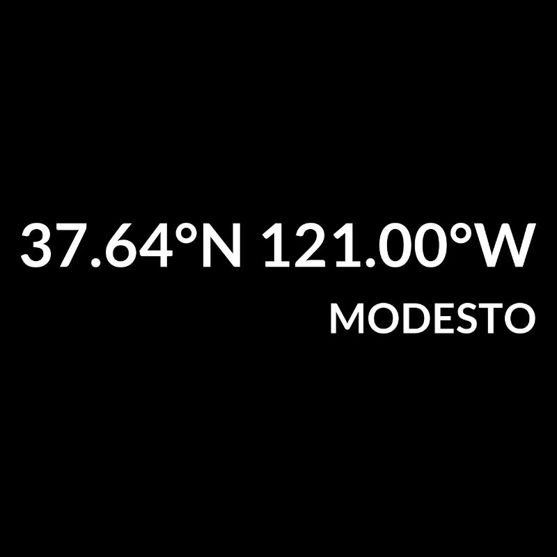 Modesto, California, USA Coordinates