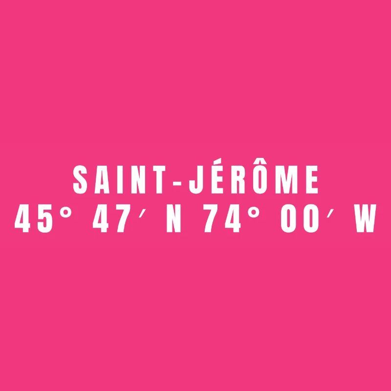 Coordonnées Saint-Jérôme, Canada