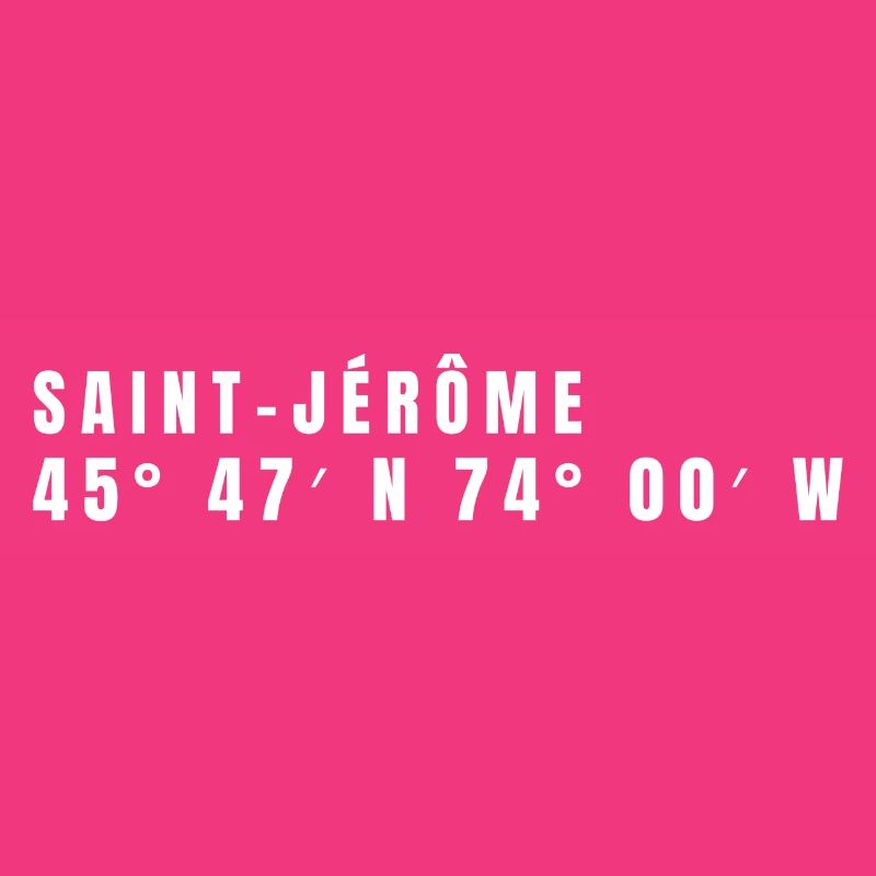 Coordonnées Saint-Jérôme, Canada