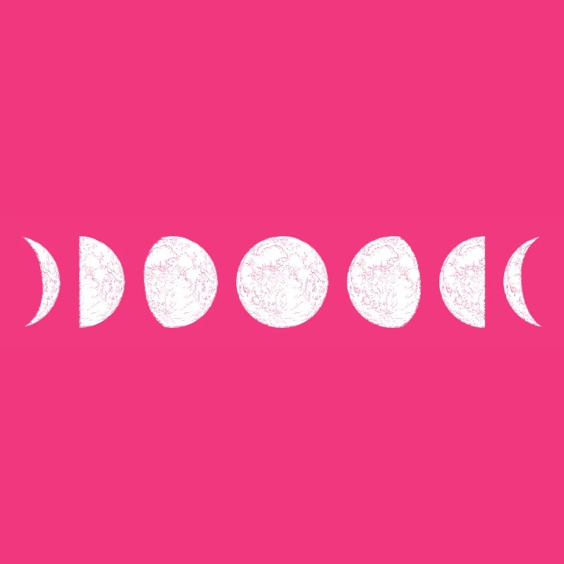 Moon Phase Circle Sequence