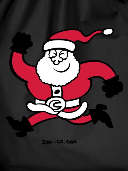 Running Santa Claus
