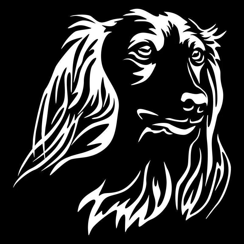 Dachshund Head "Black Edition"