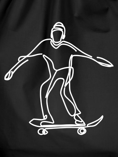Skateboarder Drawing