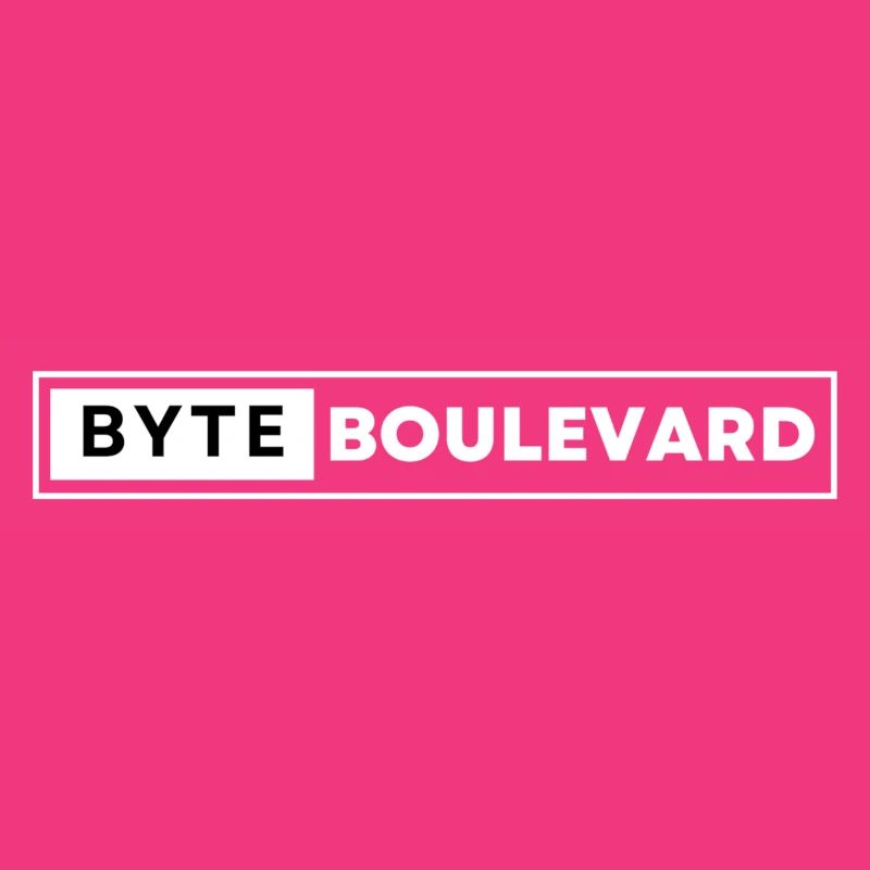 Byte Boulevard White Logo
