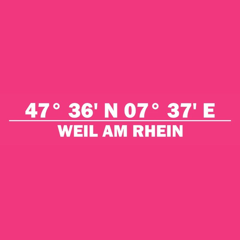 Parce que les coordonnées sur le Rhin