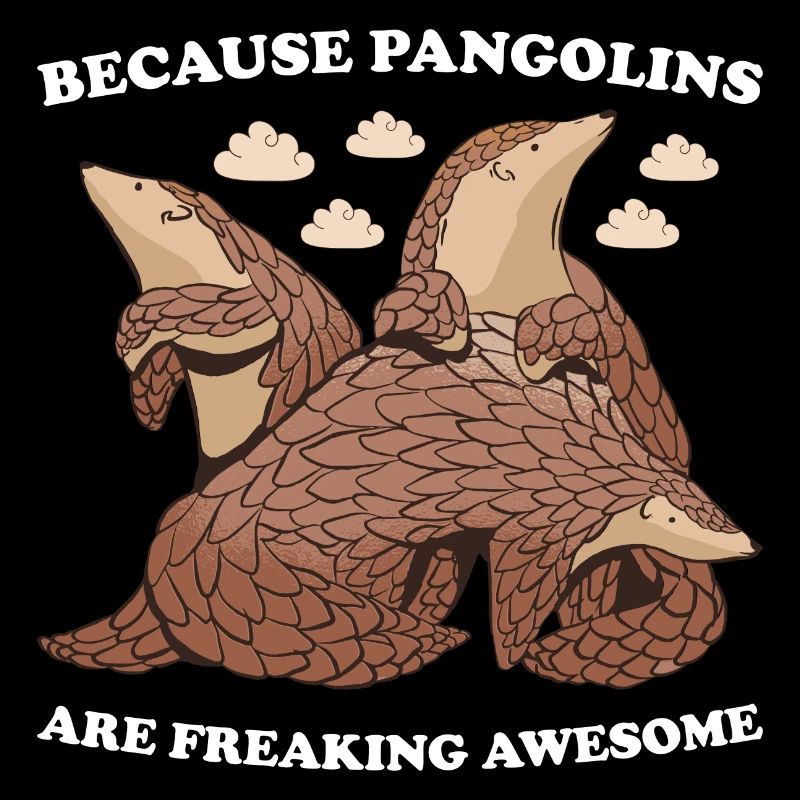 Parce que les pangolins sont des pangolins effrayants