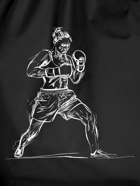 Female Boxer Sketch