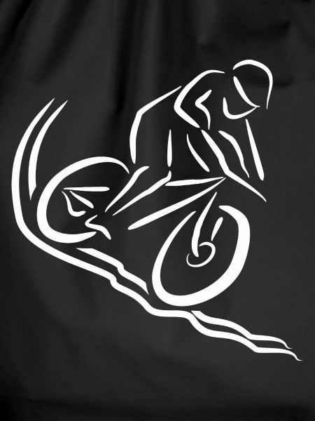 Motif Mountain Biker Downhill Gift