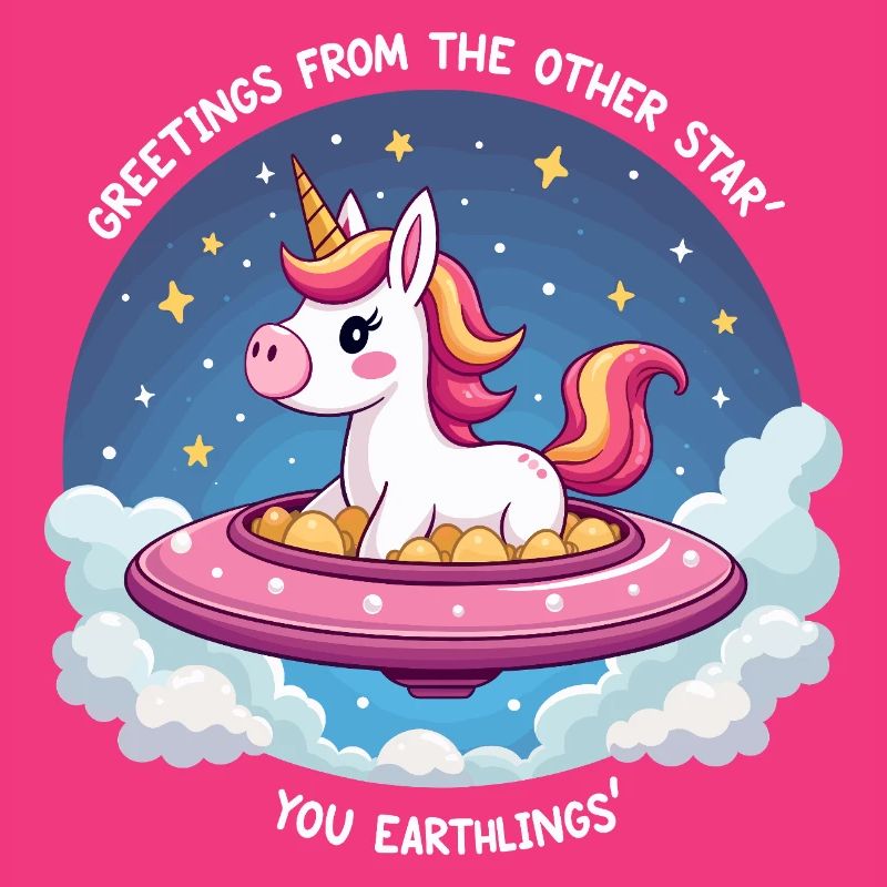 Licorne vue de l’espace