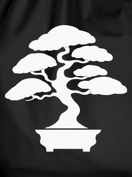 Zen Bonsai Silhouette