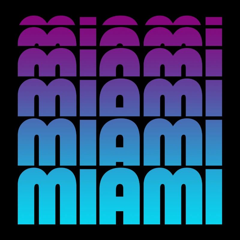 Miami Gradient Grid