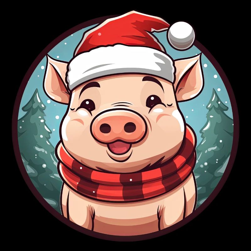 Schwein Weihnachten