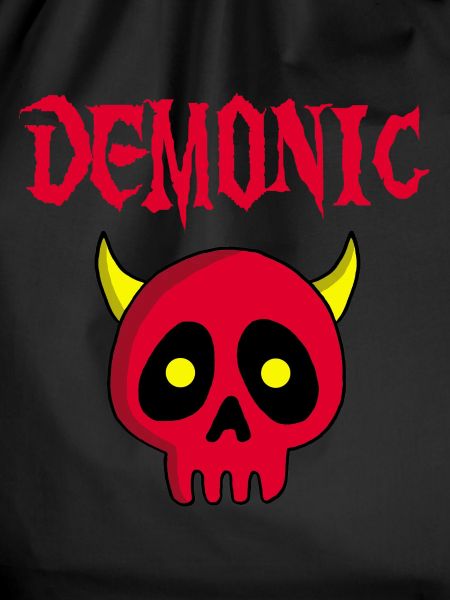 Manga demon skull
