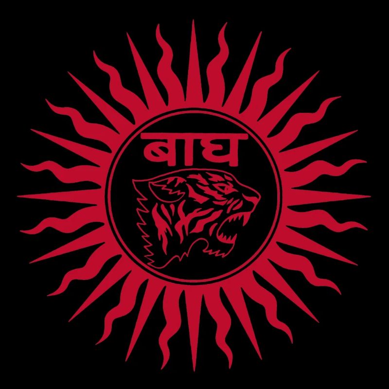 Red tiger in India