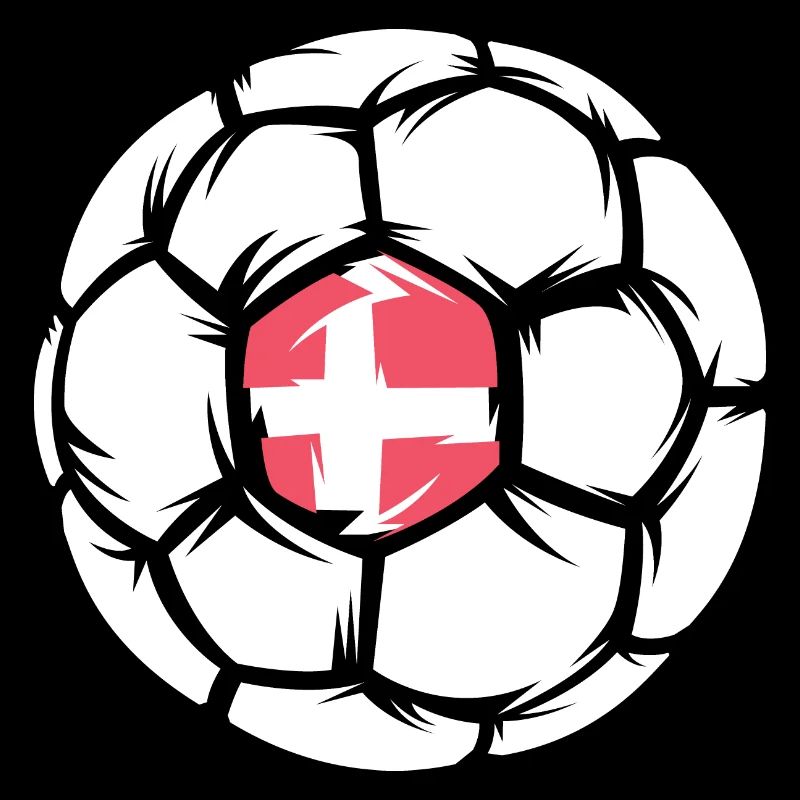 Équipe de handball Danemark EC Ball Handball Logo