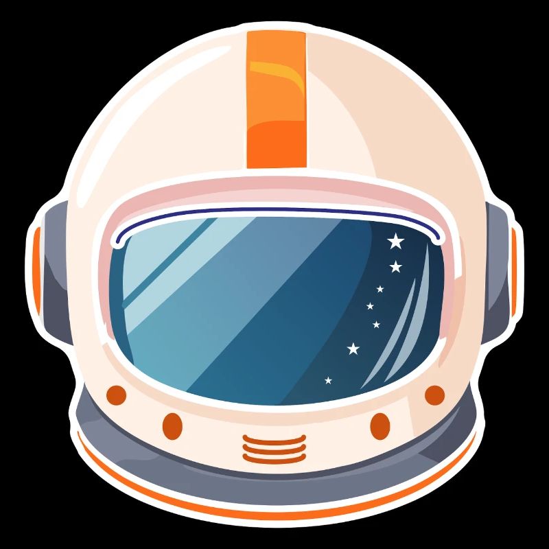 Retro space helmet