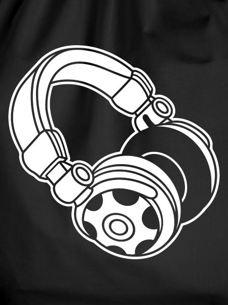 Headphone Silhouette: DJ & Music Vibes