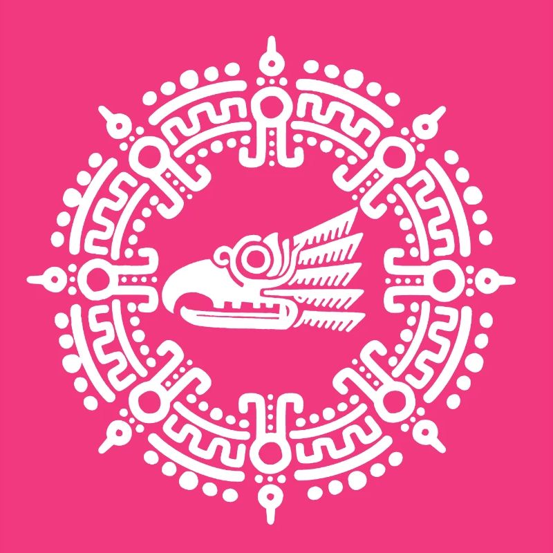 White Aztec symbol