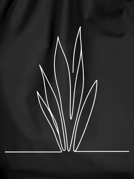 Minimal Grass Line Art