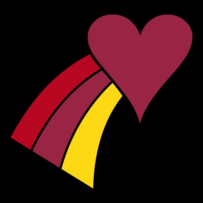 Regenbogenherz