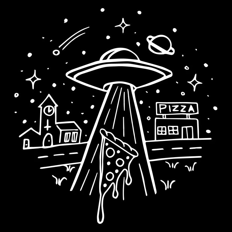 Pizza Lover Outer Space
