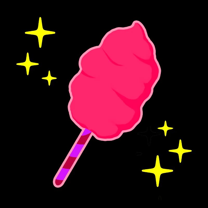 Cotton candy, pink