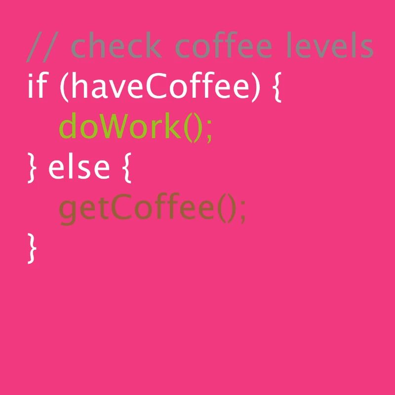 Computer Science Nerd Geek Programmer Coffee Work