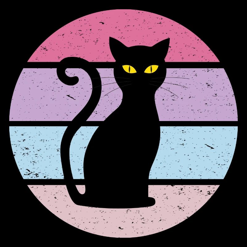 Katze Retro Geschenkidee