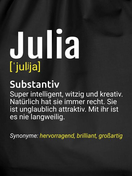 Julia Name Definition