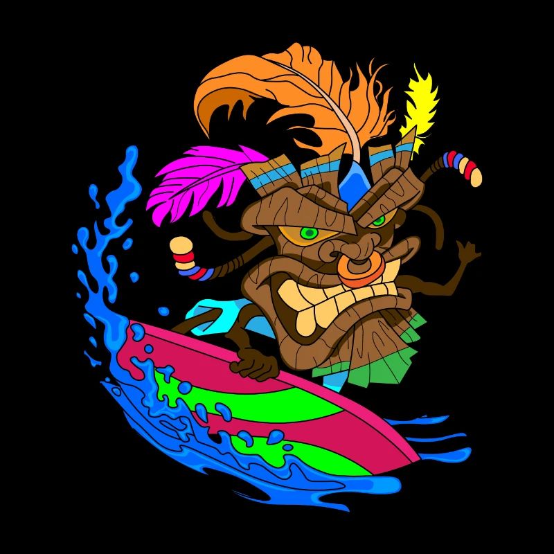 Tiki Mask TIKI Surfer