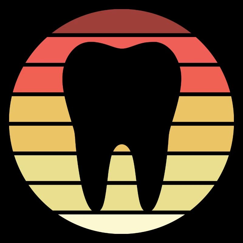 Tooth Retro Style Vintage